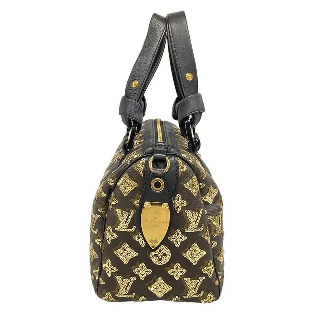 Louis Vuitton Speedy 30 Handbag M40244 Monogram Canvas Sequins